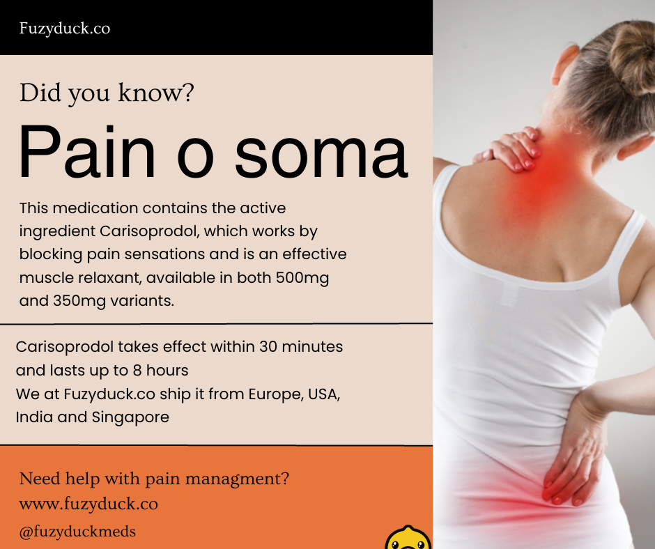 Pain-o-Soma 500mg and 350mg A Comprehensive Guide to Pain-o-Soma 500mg and 350mg